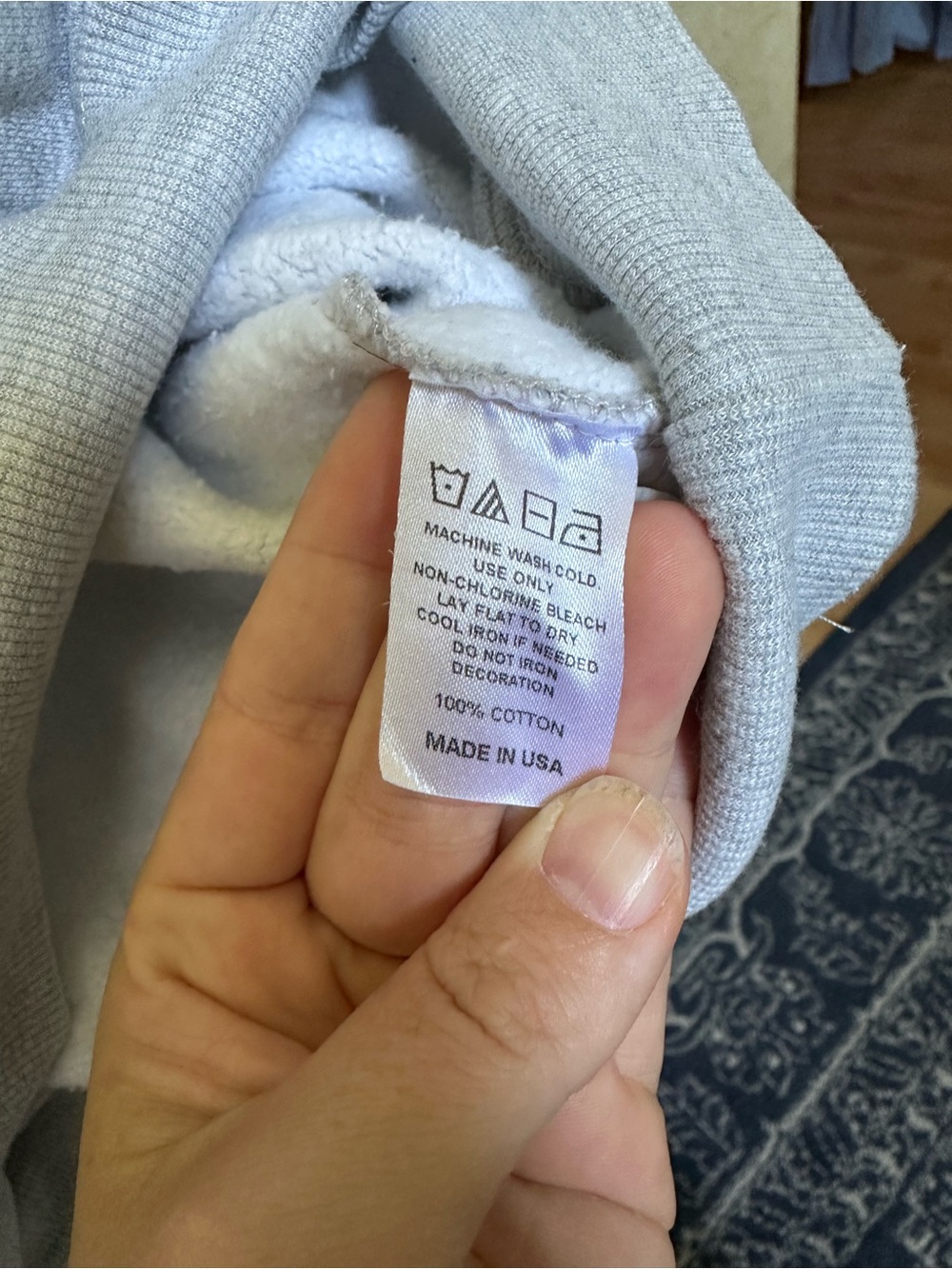 soulcycle Light Grey Half-Zip Sweatshirt with SOUL Logo size large - Picture 8 of 10